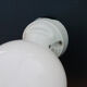 Applique porcelaine céramique et globe en opaline blanche