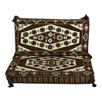 Brown arabic floor couch