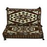 Canapé de sol arabe brun