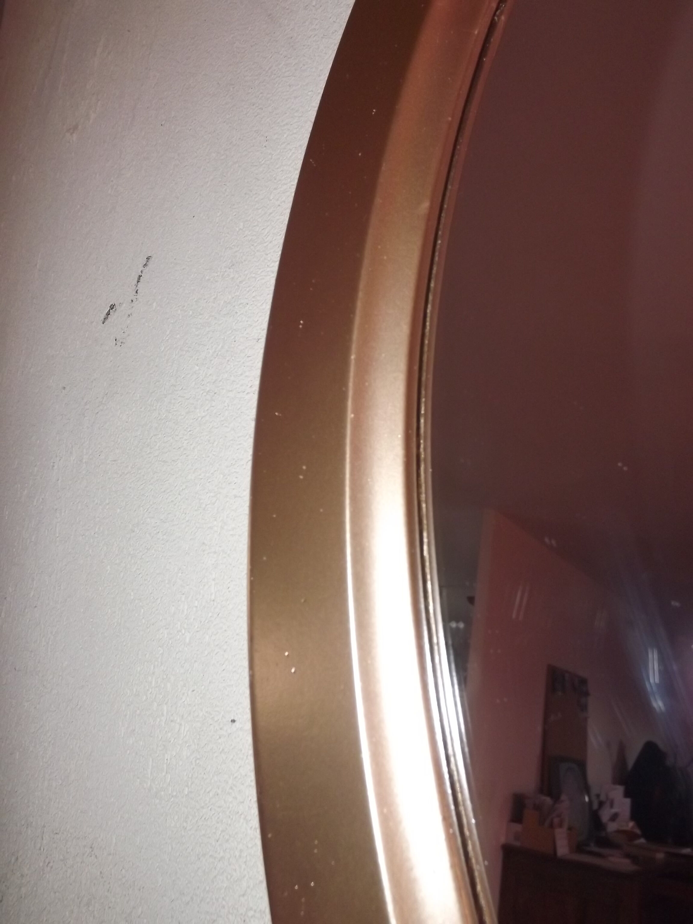 Gold wood mirror  47x60cm