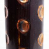 Brutalist copper vase
