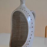 Ceramic stoneware candle holder from the 1970s.