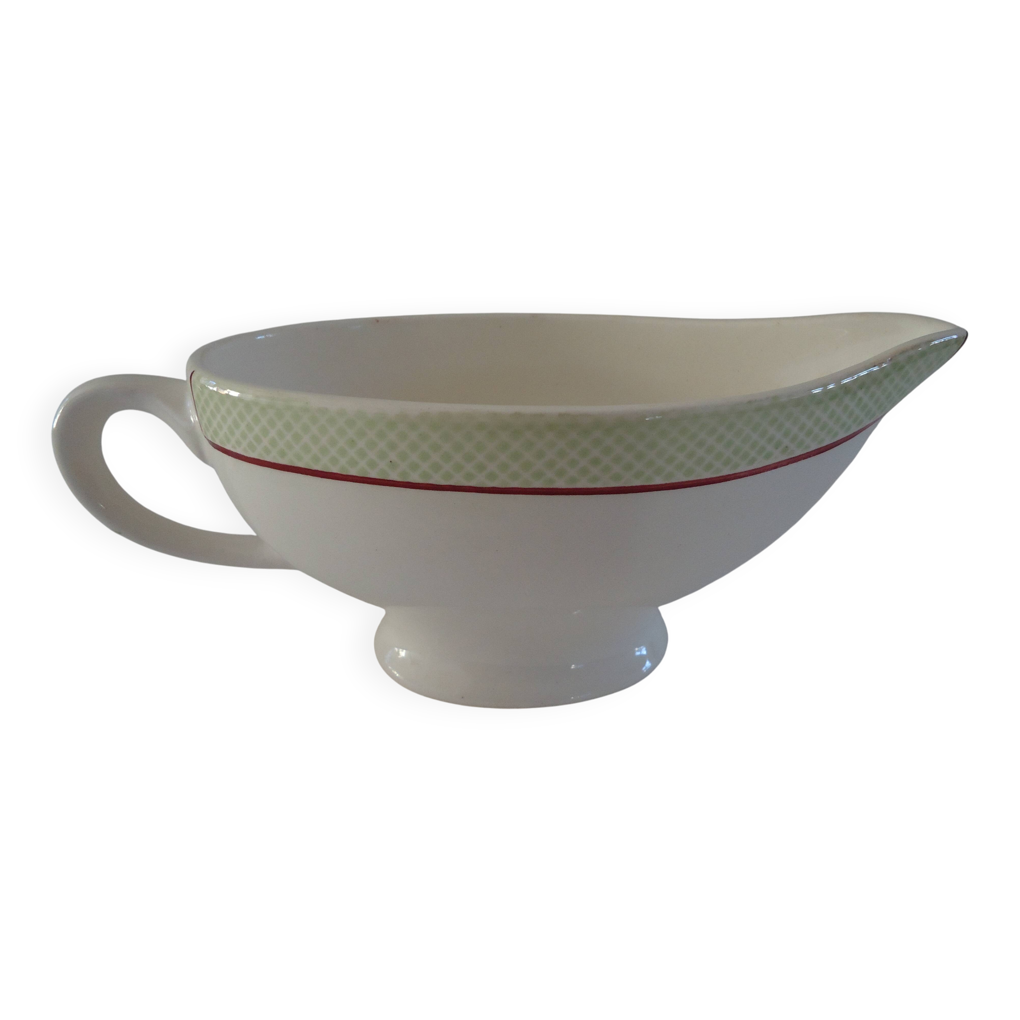Salins porcelain gravy boat