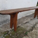 Old oak farmhouse bench