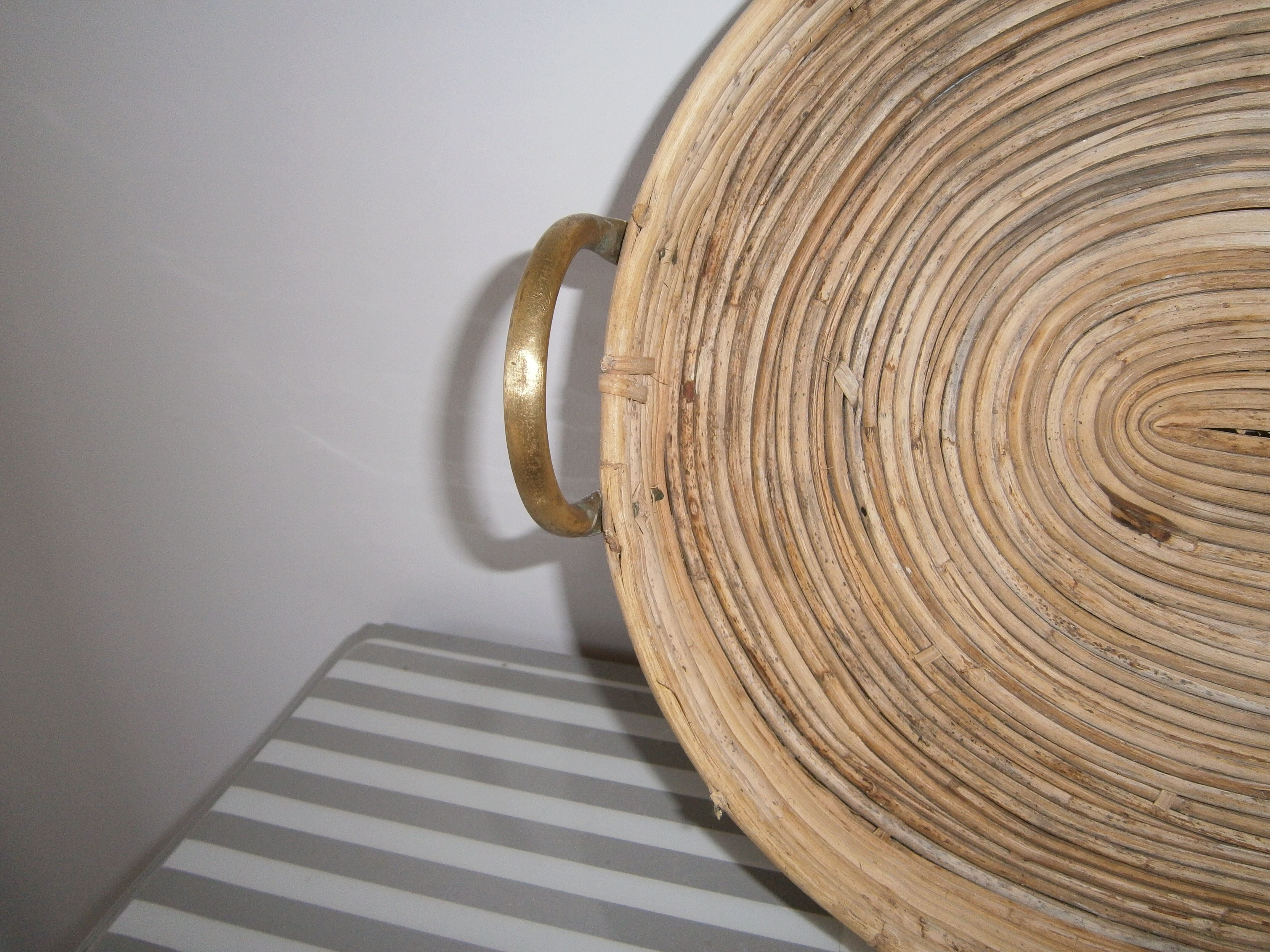 Rattan tray