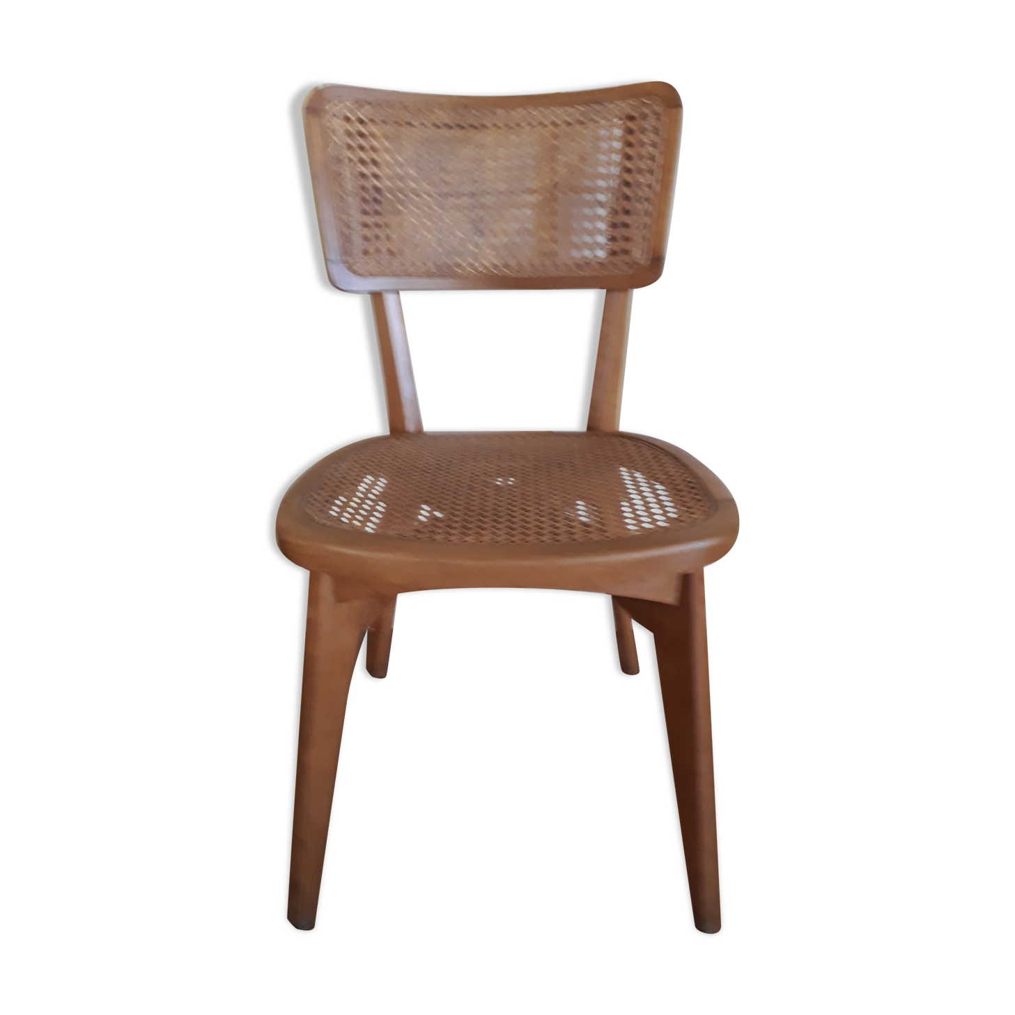Chair rare Monoblock 1950 caning