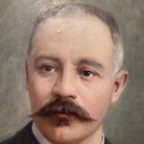 Portrait of a gentleman signed and dated 1907