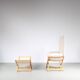 Vico Magistretti ““Regina D’ Africa” Chair with Stool for Alias, Italy 1970