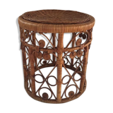 Stool bohemian peacock from the 70s