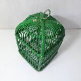 Vintage rattan cage