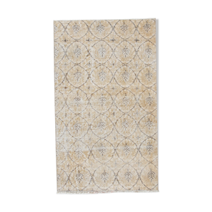 Tapis de tapis de porte vintage beige 2X4, tapis de tapis de porte 2x4, 3.11.x2.5 Ft
