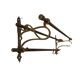 Vintage wall coat rack in copper / hanging coat rack