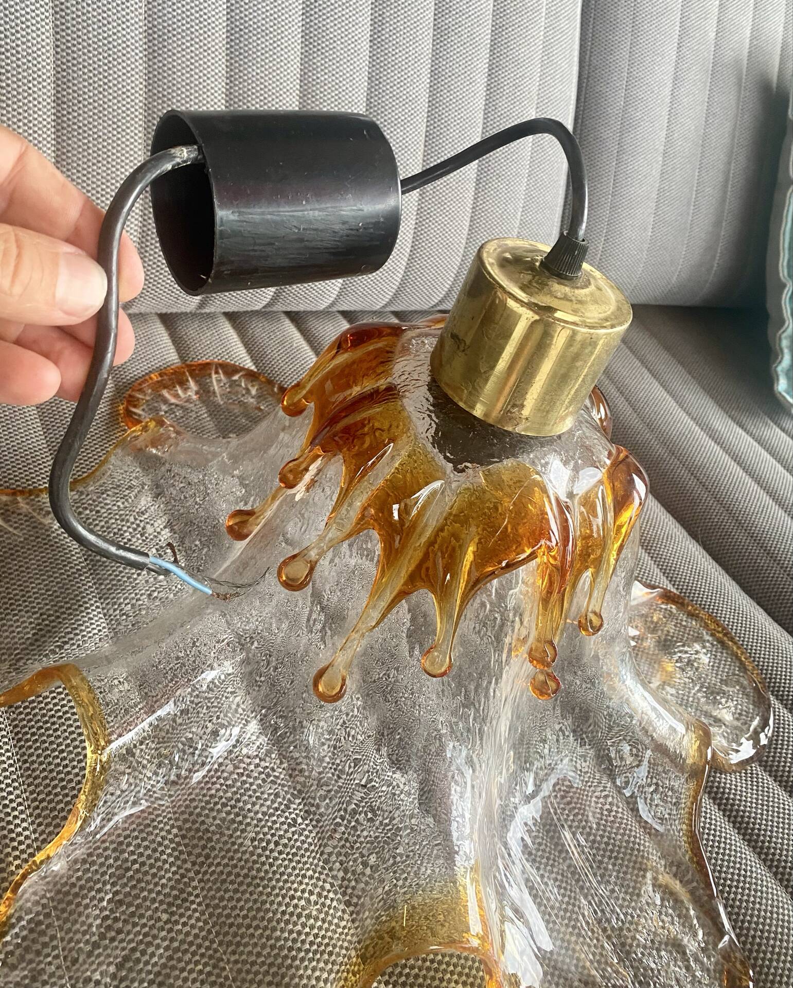 Murano glass pendant light