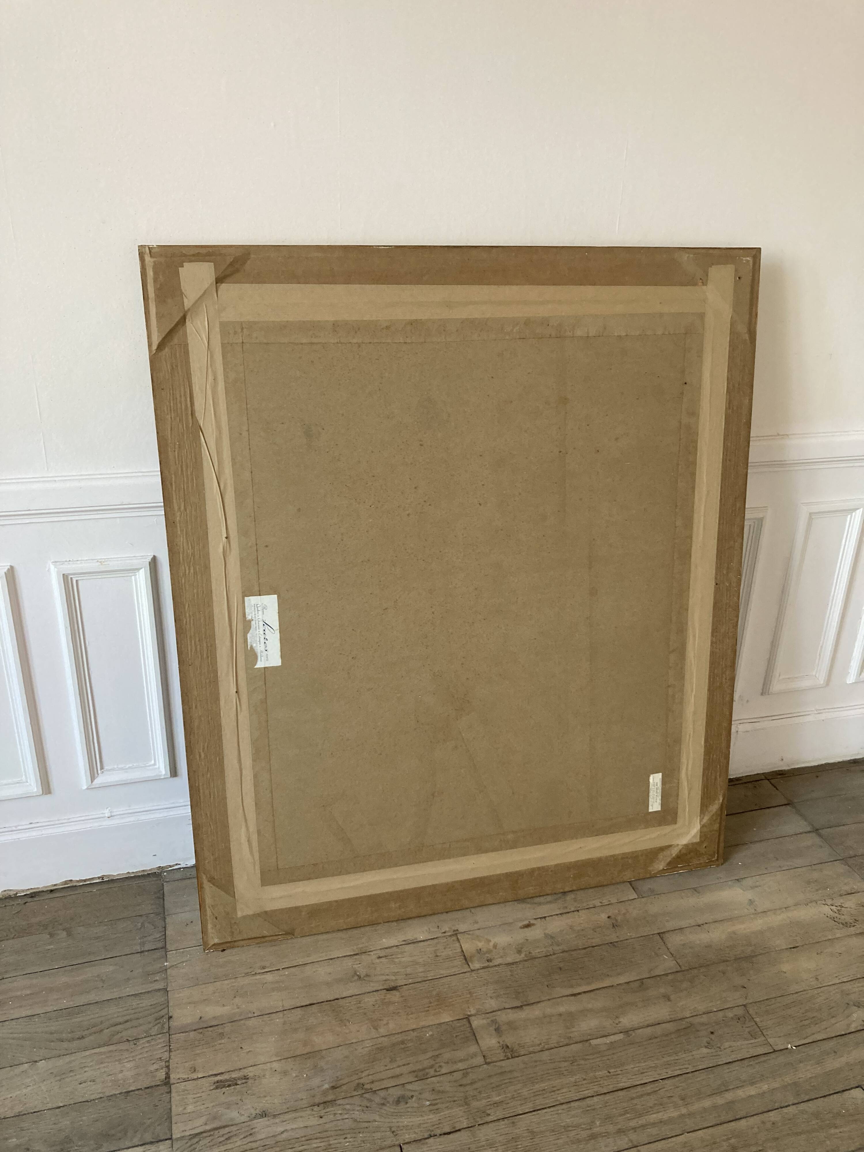 Antique mirror 134x115cm