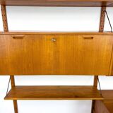 Système mural en teck par Sven Ellekaer pour Albert Hansen, années 1960