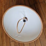 Acrylic half-globe "up and down" pendant light, Scandinavian design from the 1970s