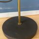 Lampadaire vintage en laiton avec spot orientable