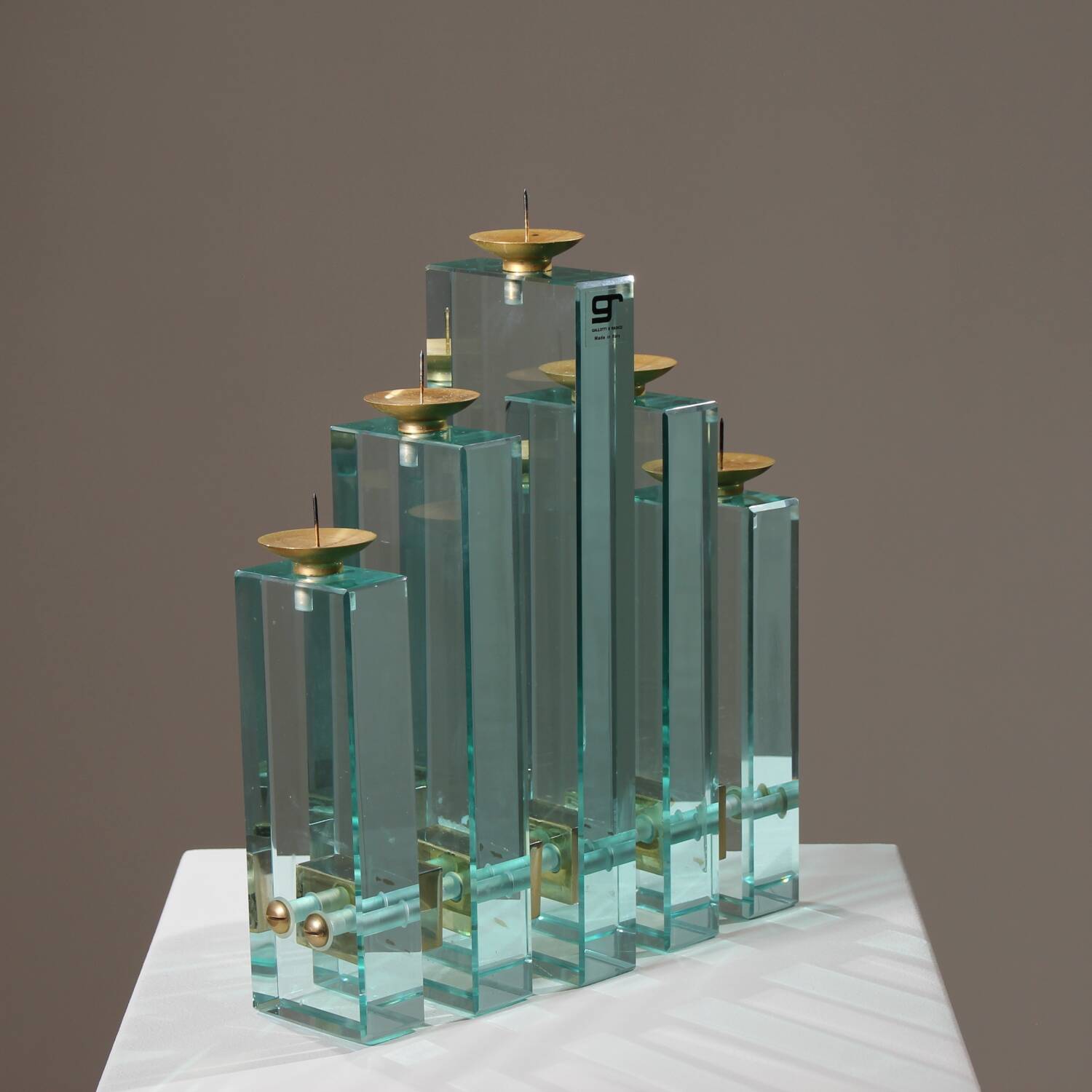 Sculptural Candle Holder by Luigi Massoni for Gallotti & Radice | Italy 198
