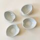 Pair of Limoges porcelain nut boxes