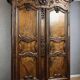 Very important Lyonnais wardrobe from the Louis XV period in solid walnut / height 295 cm