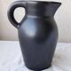 Black ceramic pitcher, Ateliers Ricard
