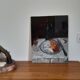 Still life with brioche and glass of cider