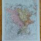 Carte géographique ancienne Asie Larousse