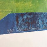 Original abstract print by Maya Memin, 90s