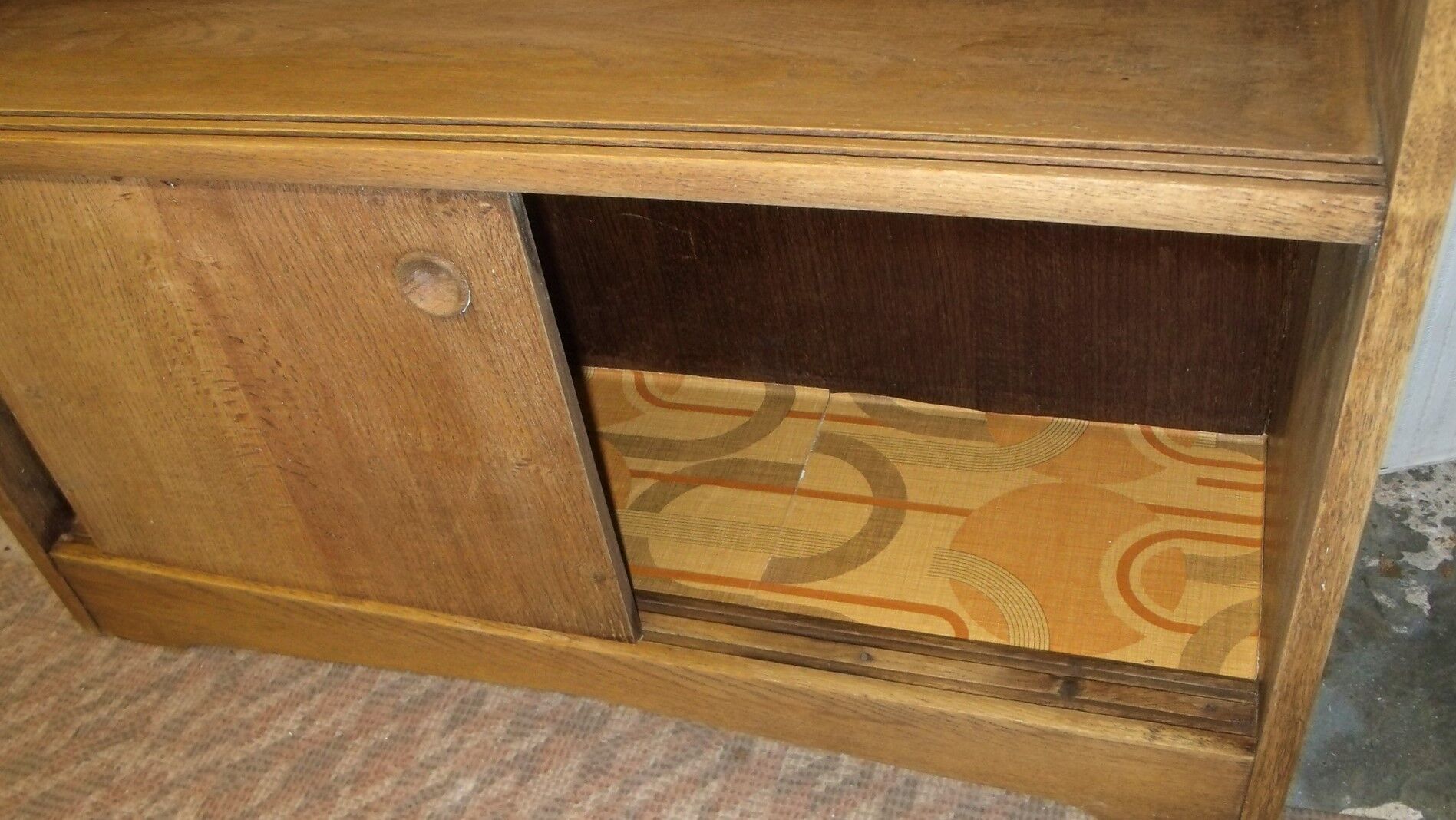 Furniture shelf vintage wooden gross 50s