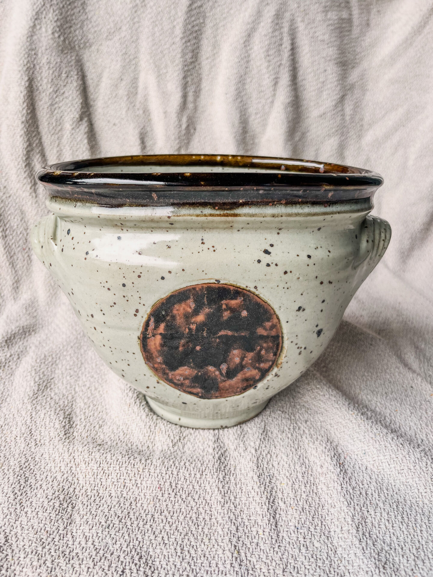 Large Pyrite Stoneware Soup Tureen