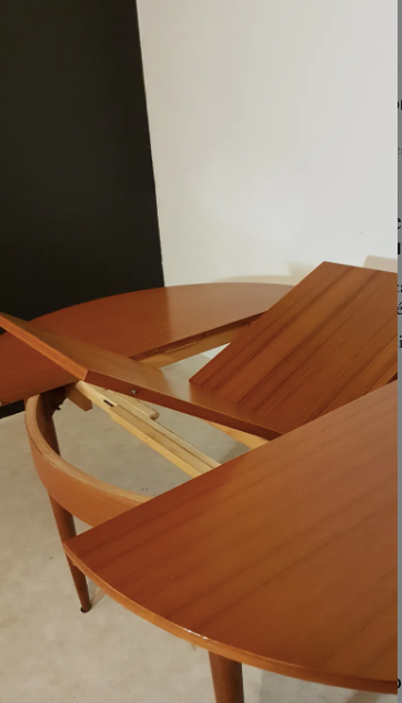Table à manger scandinave des années 1960