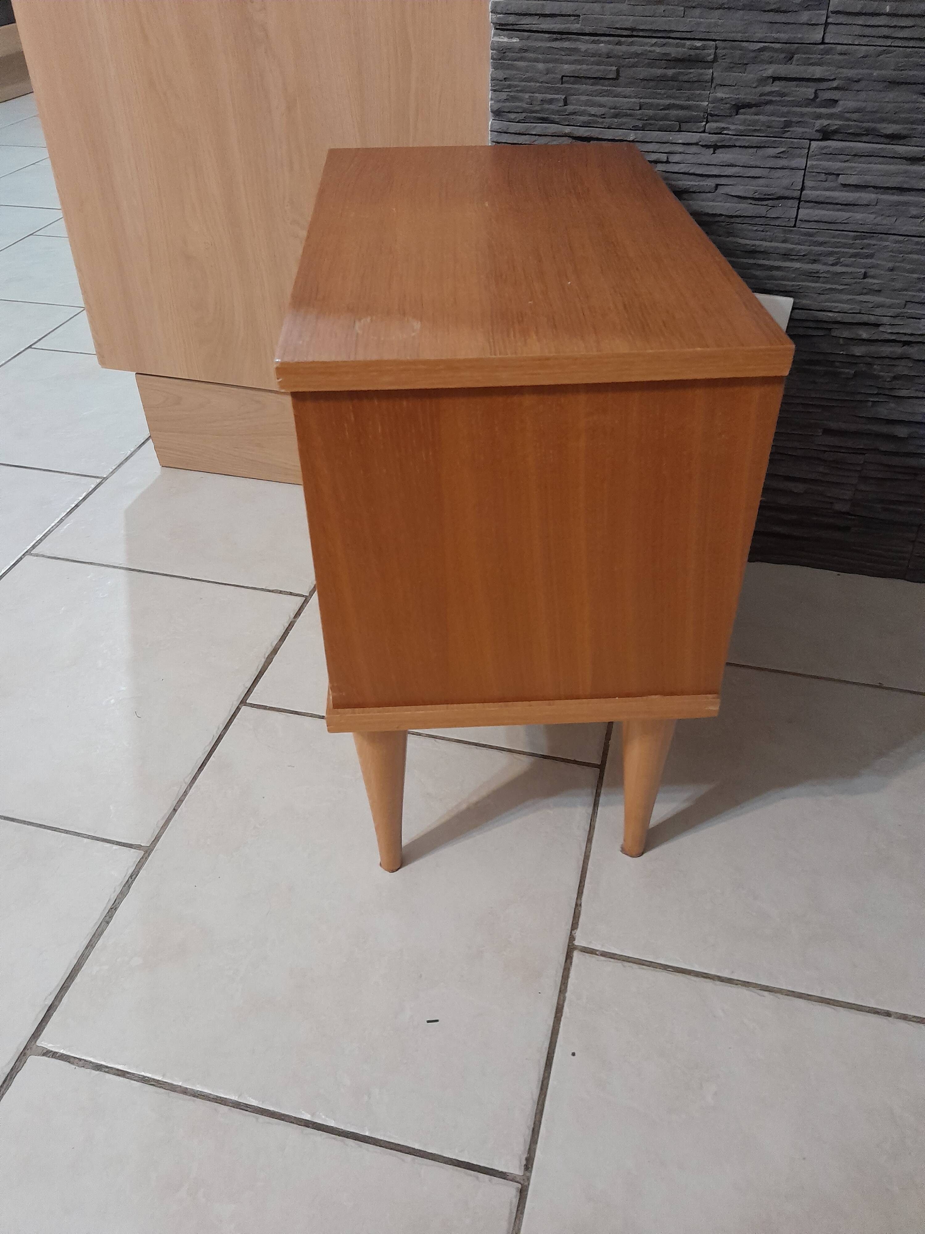 Scandinavian vintage bedside table