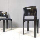 6 dining room chairs by Bruno Rey for Kusch & co, 1970s