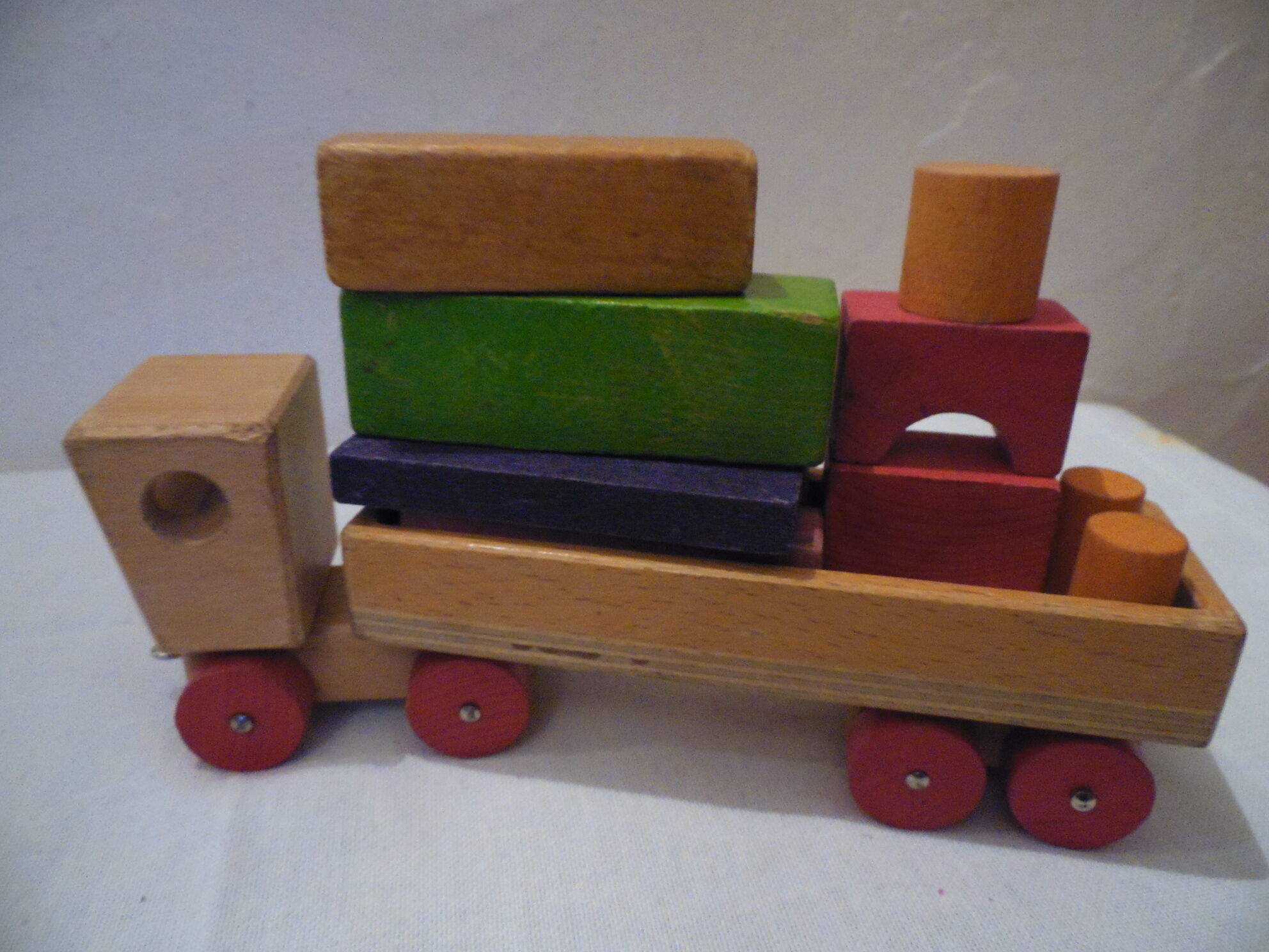 Wooden truck and its load