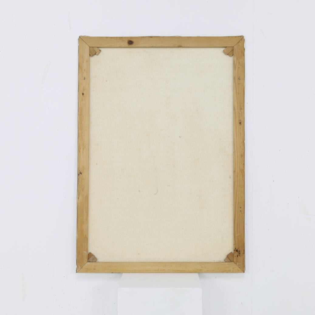 Peinture abstraite de Paolo Gentilla, années 1970