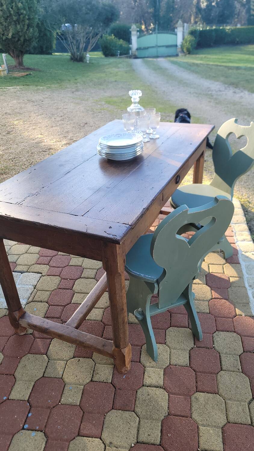 Old farm table