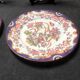Antique Sarreguemines Dessert Plates: Hand-Painted Floral Ceramic, Set of 3