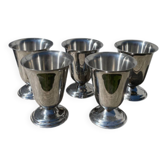 Guy Degrenne stainless steel cups