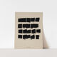 Framed abstract giclee art print 50x70cm