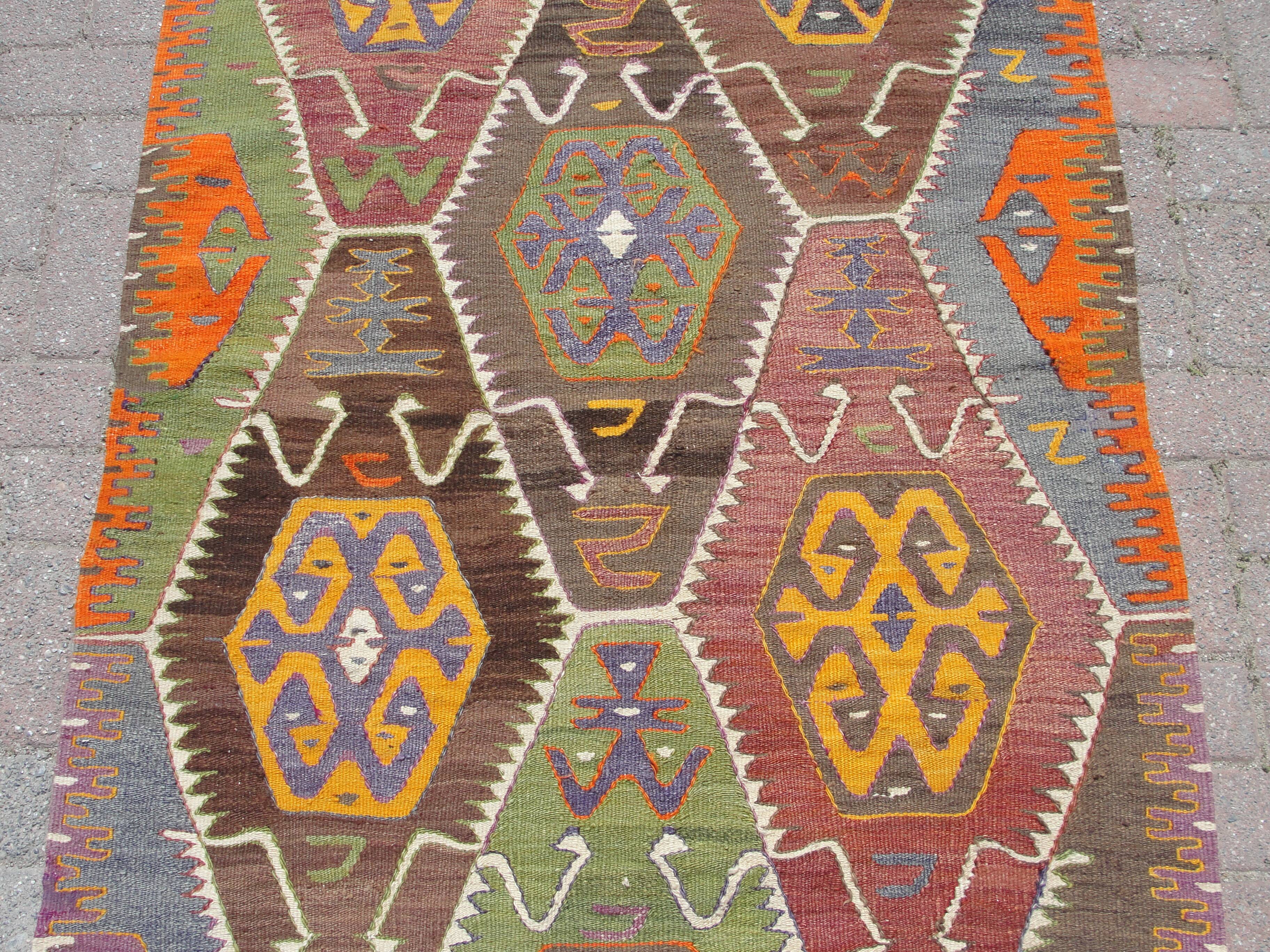 Small handmade kilim rugs for bedroom