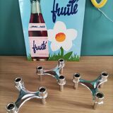 Set of 3 vintage candle holders