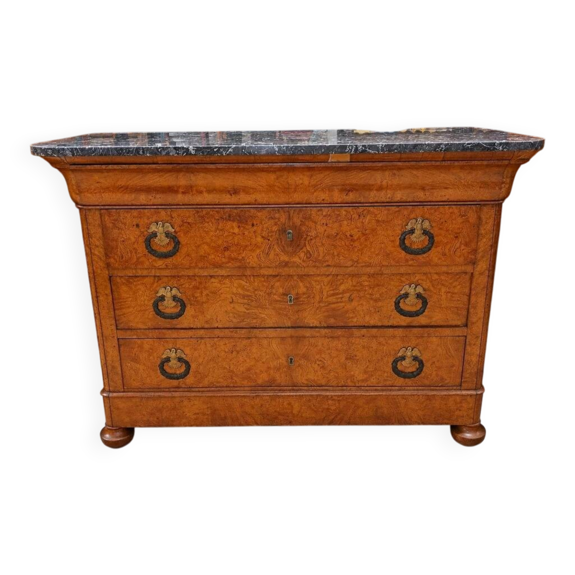 Ensemble de mobilier en pendant époque Charles X