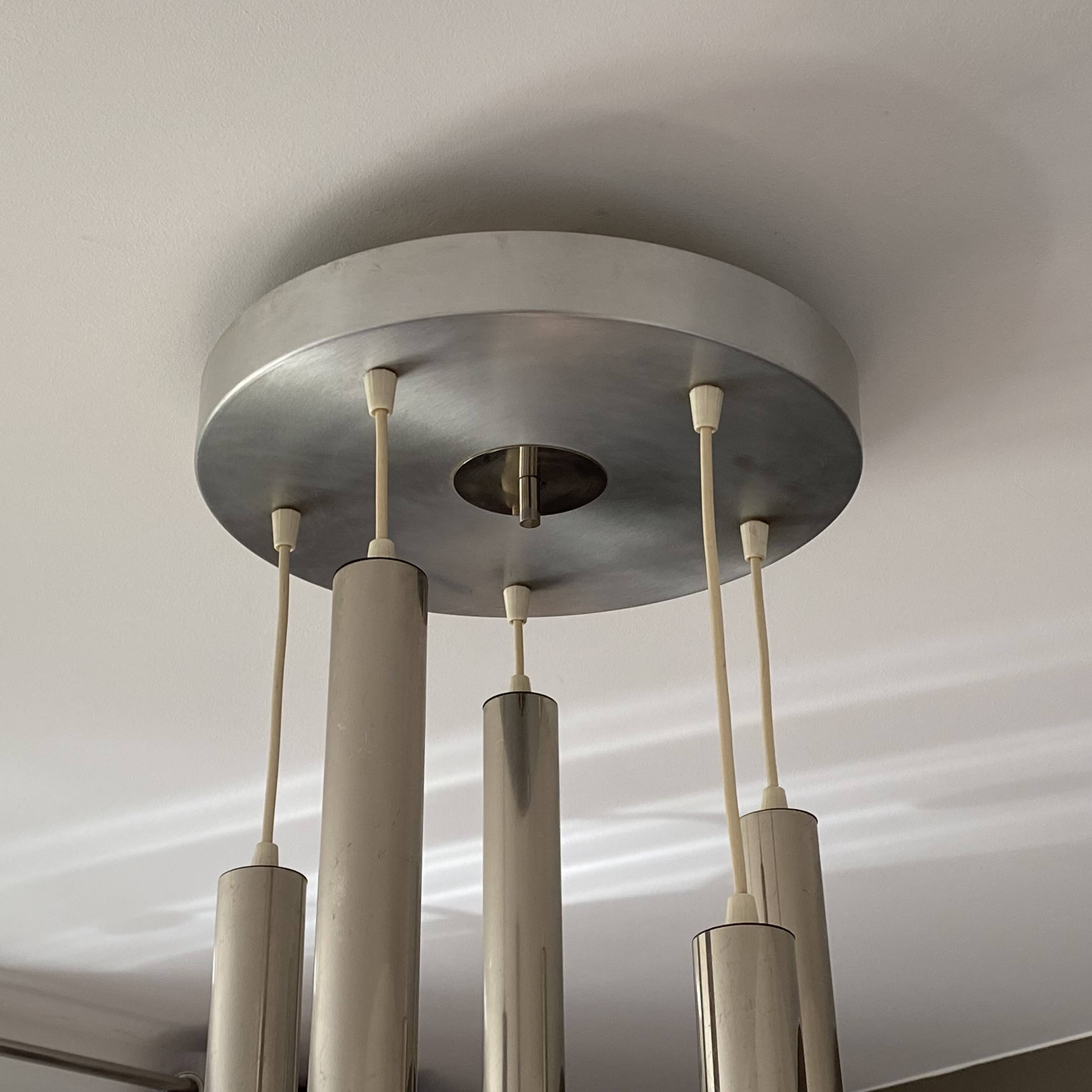 Suspension cascade space age. 1970.