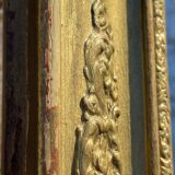 Antique mirror, gilded frame, circa 1830