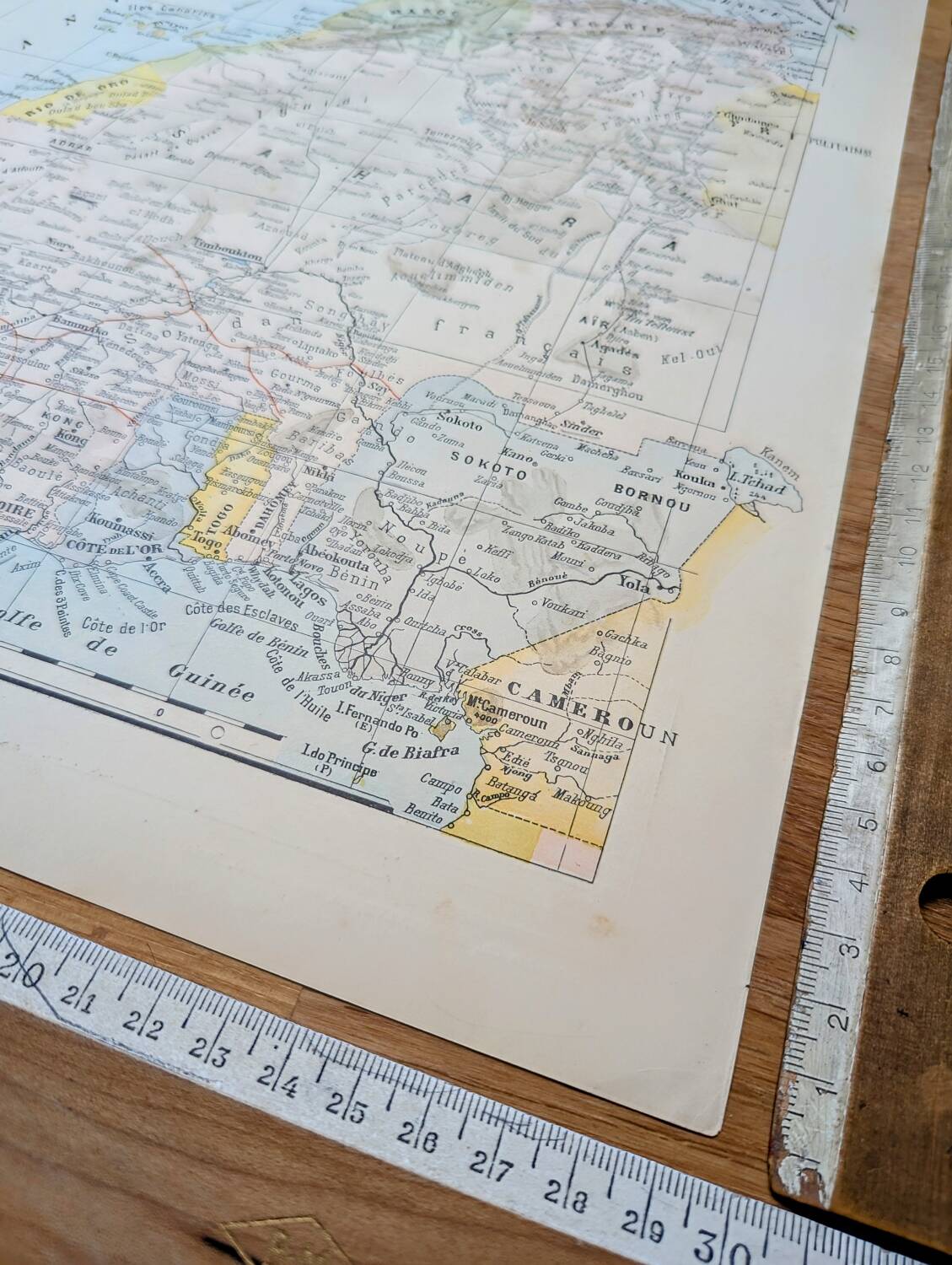 Printed in 1900, North-West Africa. Authentic Vintage.