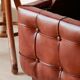 Chesterfield-style leather chest - "Jack" model - Olivier de Schrijver