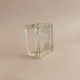 Vintage square glass empty pocket