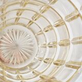 Yellow crystal vase