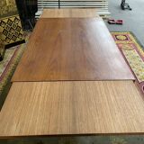 Scandinavian dining table with two extensions