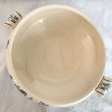 Longwy soup tureen with botanical decor
